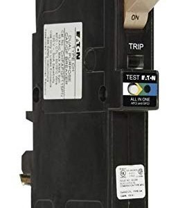 Eaton CHFPAFGF115CS Type CH 15-Amp 1-Pole Dual Function AFCI/GFCI Circuit Breaker