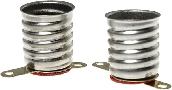 10PCS E10 2.5V/0.3A Miniature Screw Base Light Bulbs and 10PCS E10 Golden Light Socket Bulbs Lamps Base Holder for Home Experiment Circuit Electrical Test Accessories - Image 6