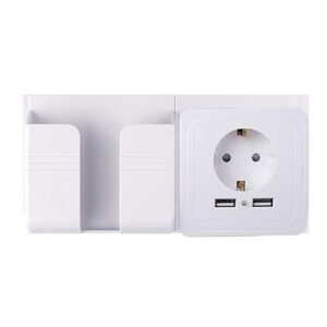 Mayata 1set Smart Home Dual USB Port 2400mA Wall Charger Adapter 16A EU Standard Electrical Plug Socket Power Outlet Panel 110~250V