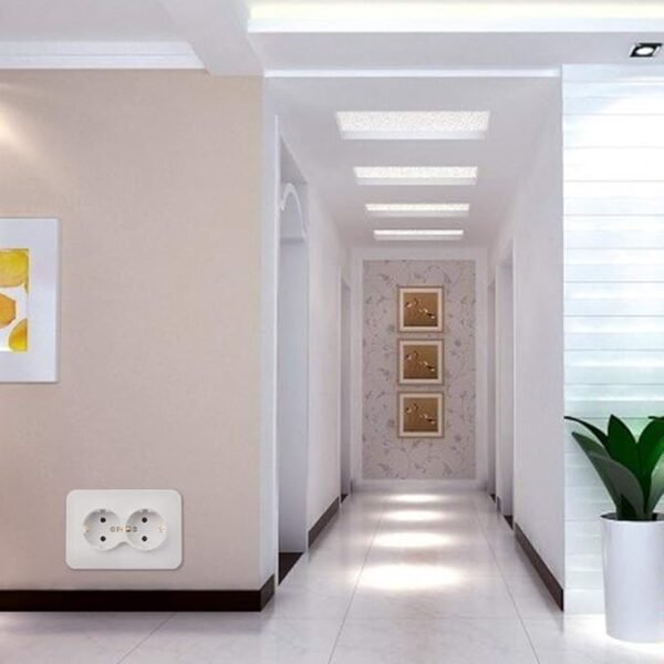 220V/16A 118x80mm EU Double Ground Socket Household Industrial Power Outlet - Image 6