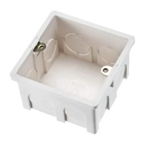 uxcell Wall Switch Box Electrical Outlet Flush Mount 86 Type Single Gang White