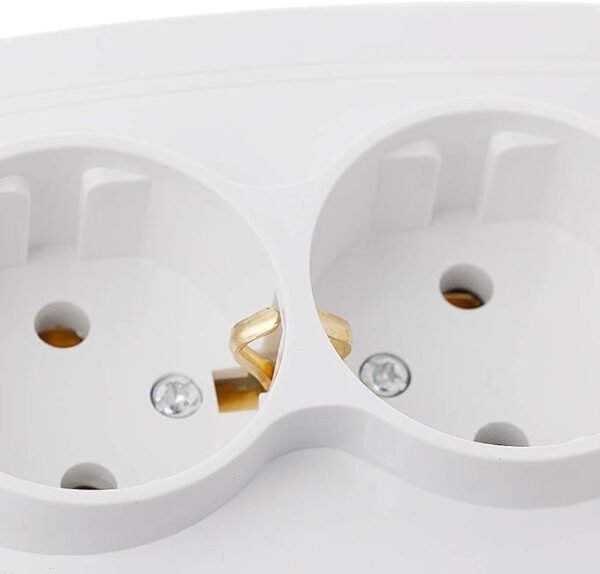 220V/16A 118x80mm EU Double Ground Socket Household Industrial Power Outlet, As Pic Shows, White - Image 7